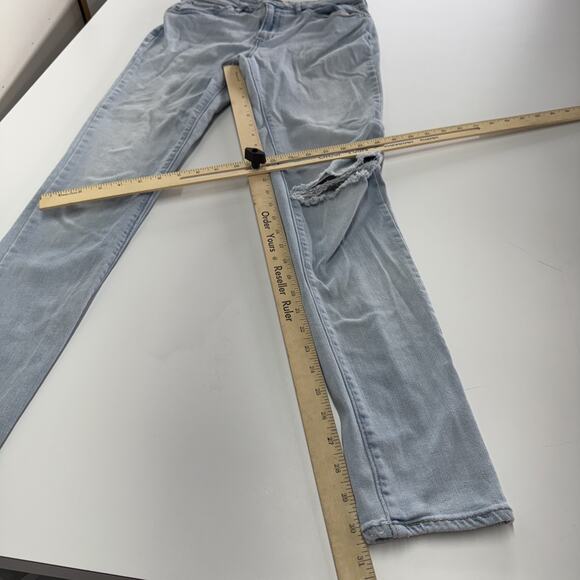 Levis Jeans Womens 30 Blue 721 High Rise Skinny Distressed Ripped Denim Pants - Picture 7 of 7